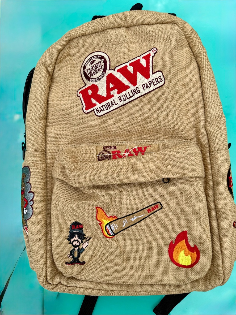 RAW Burlap Backpack - RAW’D Out Edition